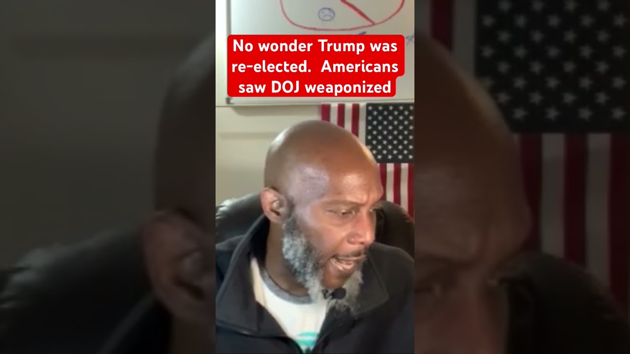 No wonder Trump was re-elected.  Americans saw DOJ weaponized.