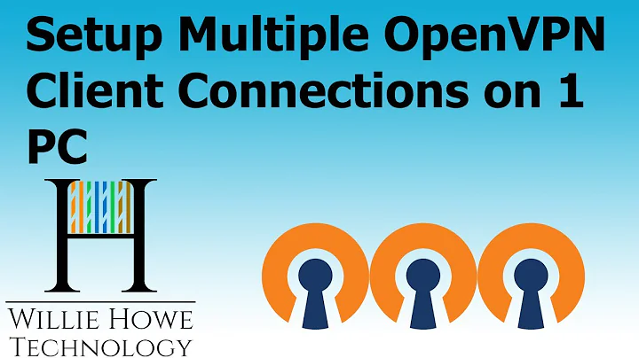 Connect to multiple OpenVPN servers from one computer