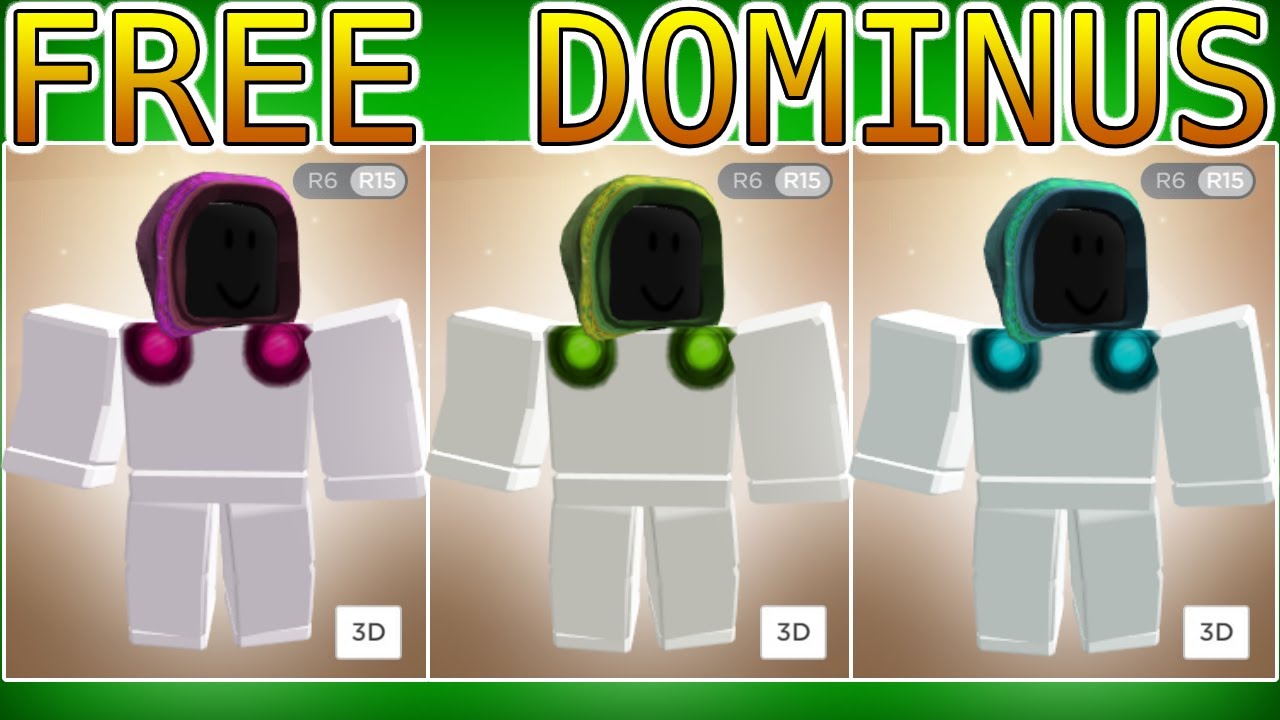 Avatar Trick How To Make A Free Custom Dominus Hat Roblox Youtube - roblox dominus buttons t shirt