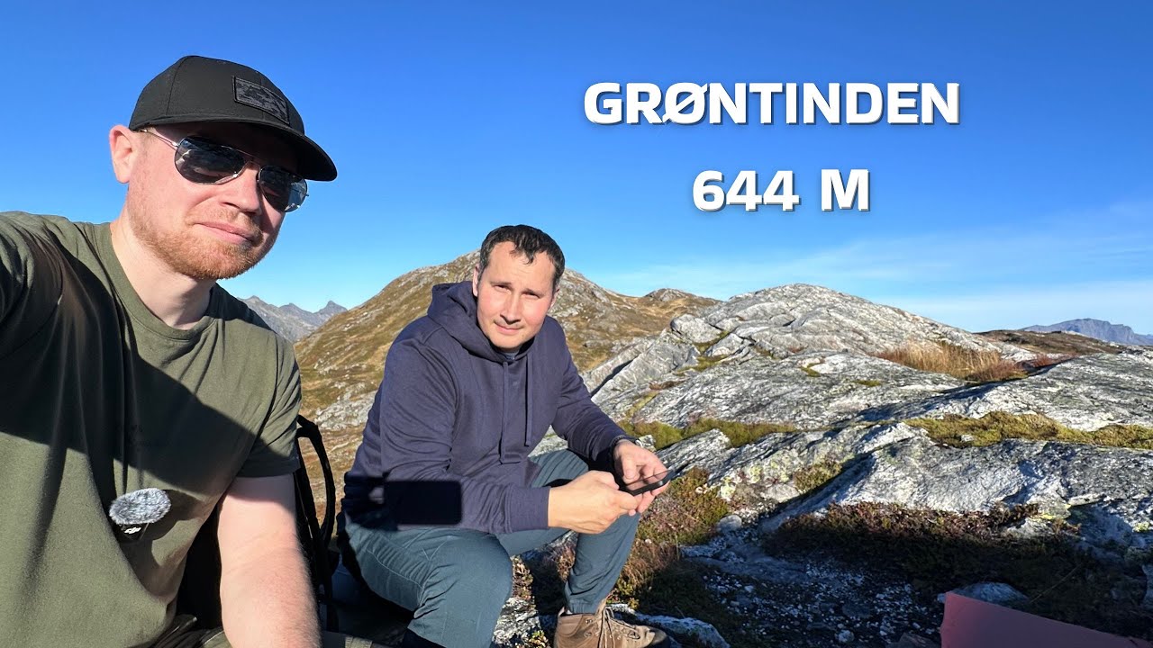 Grøntinden 644 m | Mountain Hike | Гірський похід у Норвегії