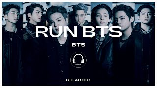 BTS (방탄소년단) - Run BTS (달려라 방탄) [8D AUDIO] 🎧USE HEADPHONES🎧 Resimi