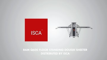 Ram Q600 Floor Standing Dough Sheeter with cutting box Distributed by ISCA