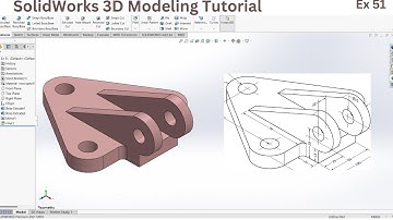 Learn SOLIDWORKS 3D Modeling - Exercise 51 Explained