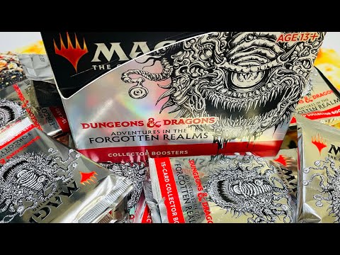 mtg dungeons and dragons collector booster box Magic: The Gathering The Hobbit In each pack Magic dungeon and dragons pack.