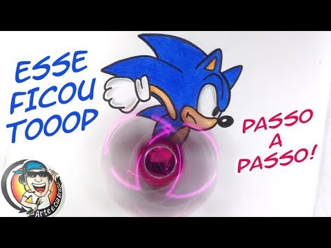 COMO DESENHAR O SONIC CORRENDO