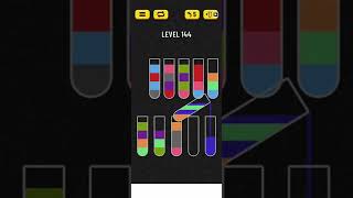 2022! Water Sort Level 144 Walkthrough Solution Android/iOS