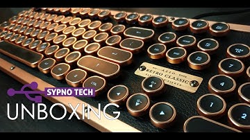 Unboxing the Azio Retro Mechanical Keyboard