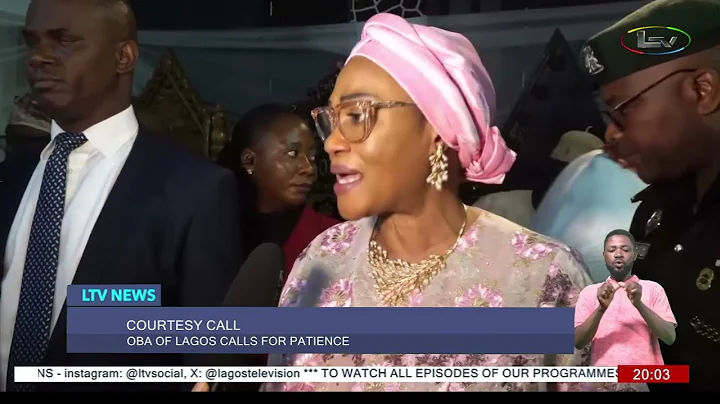 Courtesy Call of First Lady Oluremi Tinubu to the Oba of Lagos