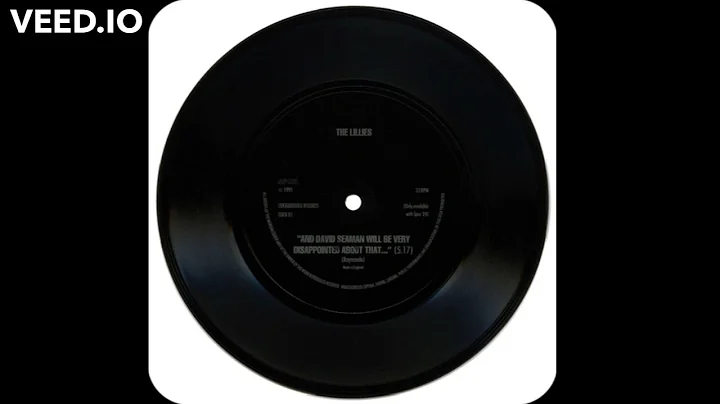 The Lillies  -  "And David Seaman Will Be Very Dis...