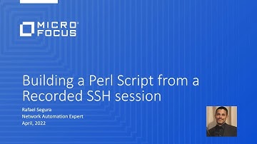 Perl Script Creation from an SSH Session
