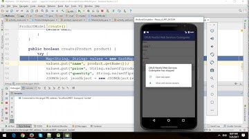 Android CRUD with CodeIgniter Restful Web Services and MySQL - Part 2