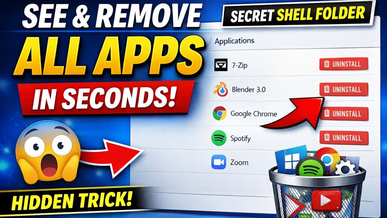 Pc Remove App Find All Installed Apps in Windows PC | Delete Any App Without Control ...