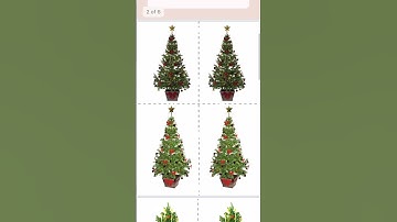 Free Christmas Tree Montessori Inspired Matching Game.