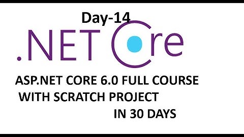 Learn ASP.NET Core 6.0 - Full Course for Beginners[Tutorial] in Hindi | Day-14