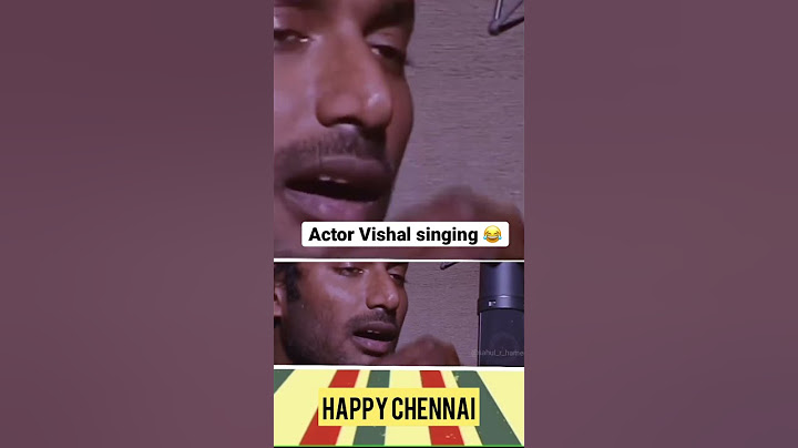 Actor #Vishal singing song 😂😂