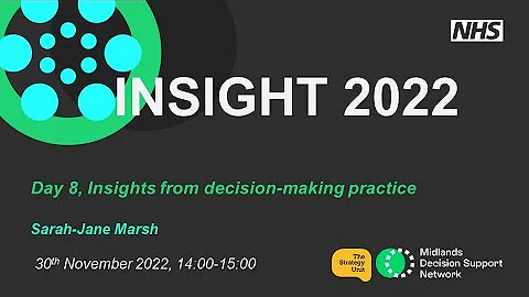 Insight 2022 - Sarah-Jane Marsh: Insights from dec...
