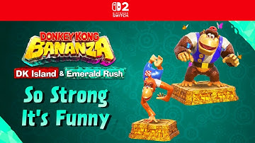 Donkey Kong Bananza DLC Event - 100% Walkthrough Part 2 - Chunky & Lanky Kong (So Strong It