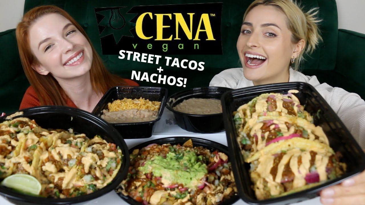 Street Tacos & Loaded Nachos Mukbang! Cena Vegan