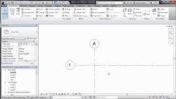 Origin Points, Levels, And Structural Grid Locations  / revit