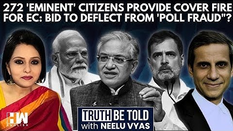 272 Eminent Indians Slam Rahul Gandhi Over Vote Chori Claim, 