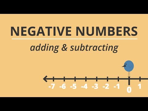 ვიდეო: როგორ აკეთებთ უარყოფით რიცხვებს?