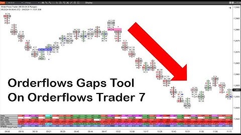 Orderflows Gaps Tool On Orderflows Trader 7 For NinjaTrader 8