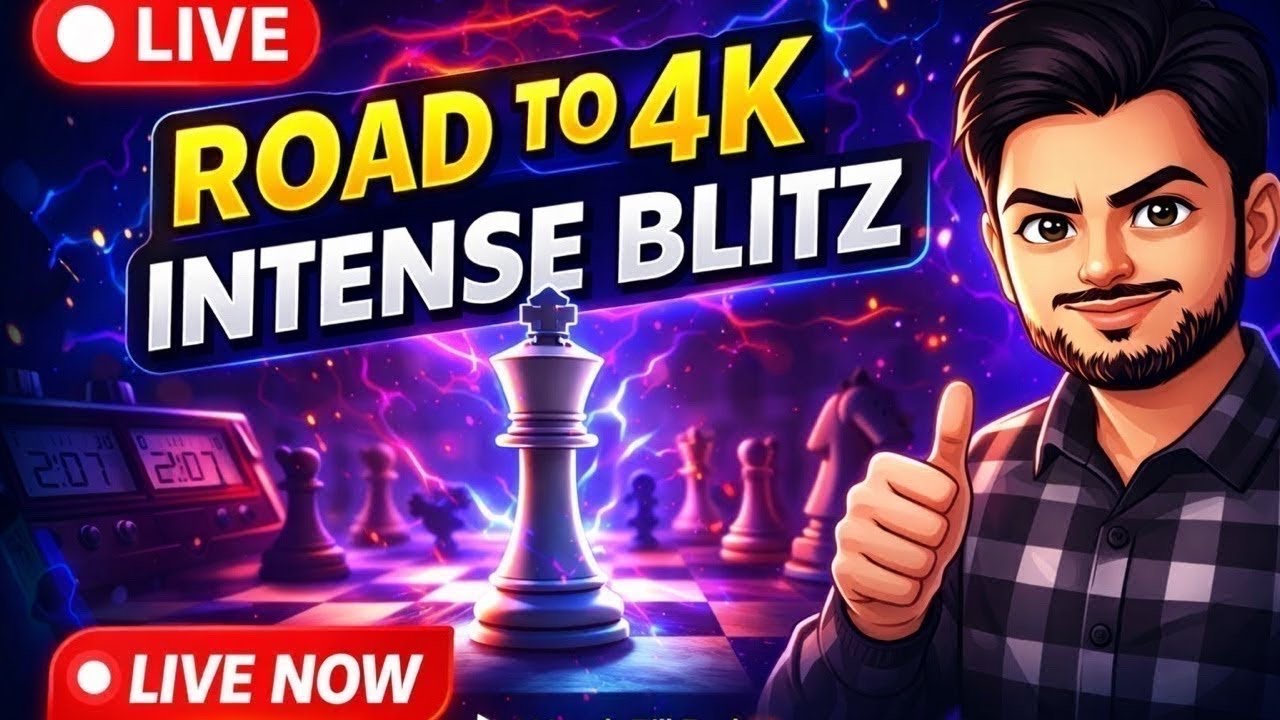 ♟️ Intense Blitz Battles LIVE | Road to Monetization (4K Hours)