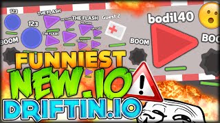 THE FUNNIEST NEW .IO GAME WITH FRIENDS!! BECOMING THE FASTEST (DRIFTIN.IO - Funny Moments #1)