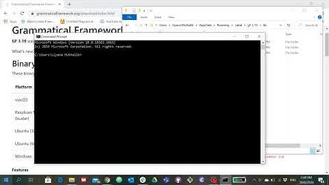Install GF · Windows version