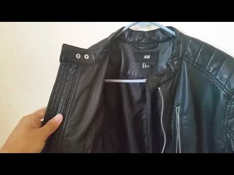 Chaqueta Hombre - H&m Piel Sintética - Cazadora (Muestra del producto) YouTube