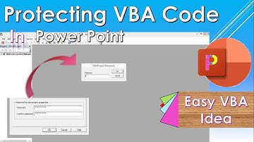 How to protect your VBA code in Power Point using Powerpoint