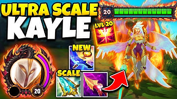LEVEL 20 KAYLE IS THE MOST BROKEN THING IN LEAGUE HISTORY! (PENTAKILL IN 2 SECONDS)