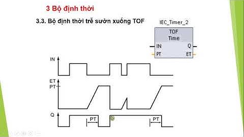 Bài 03.2: Lập trình PLC Siemens- S7 1200. Bộ định thời TON / TOF (TIMER TON / TOF )