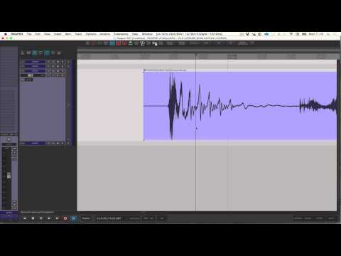 Reaper Tricks: Fast Zooming, Splitting, Trimming
