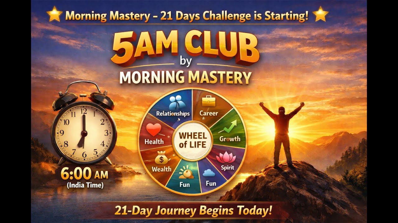5 AM Club | 90-Day Morning Mastery Life Transformation Challenge (2026) 