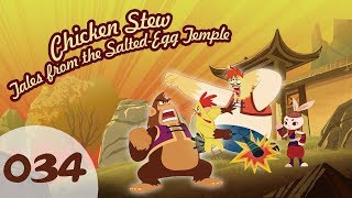 Cartoon Chicken Stew Salted Egg Temple English 034 The Hooded Hoodlum Part 1