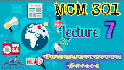 MCM 301 Lecture 7 Short VU Lectures