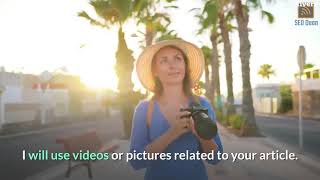 I will convert article to video, blog post to video with voiceover Link in the Description