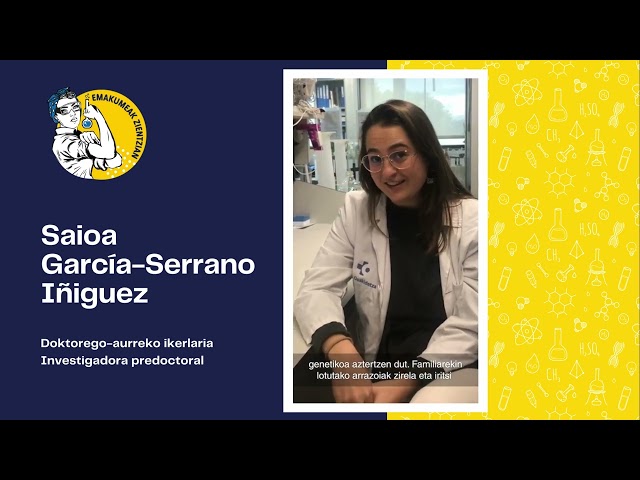 Saioa García-Serrano Iñiguez - Doktorego aurreko ikerlaria / Investigadora predoctoral