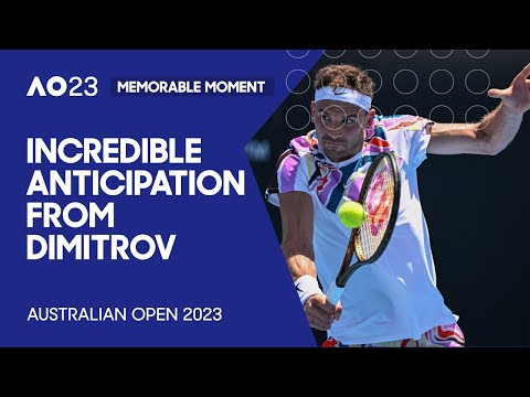 How quick is dimitrov?! | australian open 2023