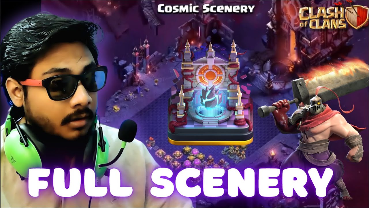NEW COSMIC SCENERY CLASH OF CLANS  (Clash of Clans)
