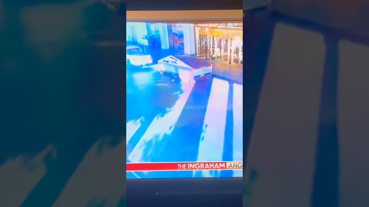 TERROR ATTACK AT TRUMP HOTEL Vegas TESLA CYBERTRUCK  explosion 