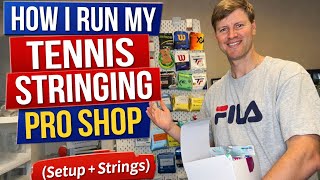 Celebrity How I Run My Tennis Stringing Pro Shop (Setup + Strings I Use) Net Worth