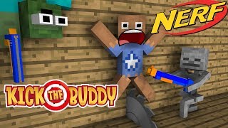 Monster School : KICK THE BUDDY vs NERF WAR GAME CHALLENGE - Minecraft Animation Monster School : KICK THE BUDDY vs NERF WAR GAME CHALLENGE - Minecraft Animation