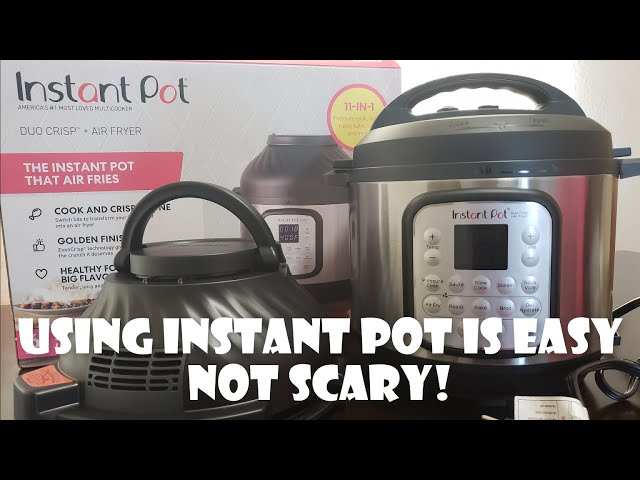 How to Use An Instant Pot - Instant Pot 101 - DUO CRISP + AIR