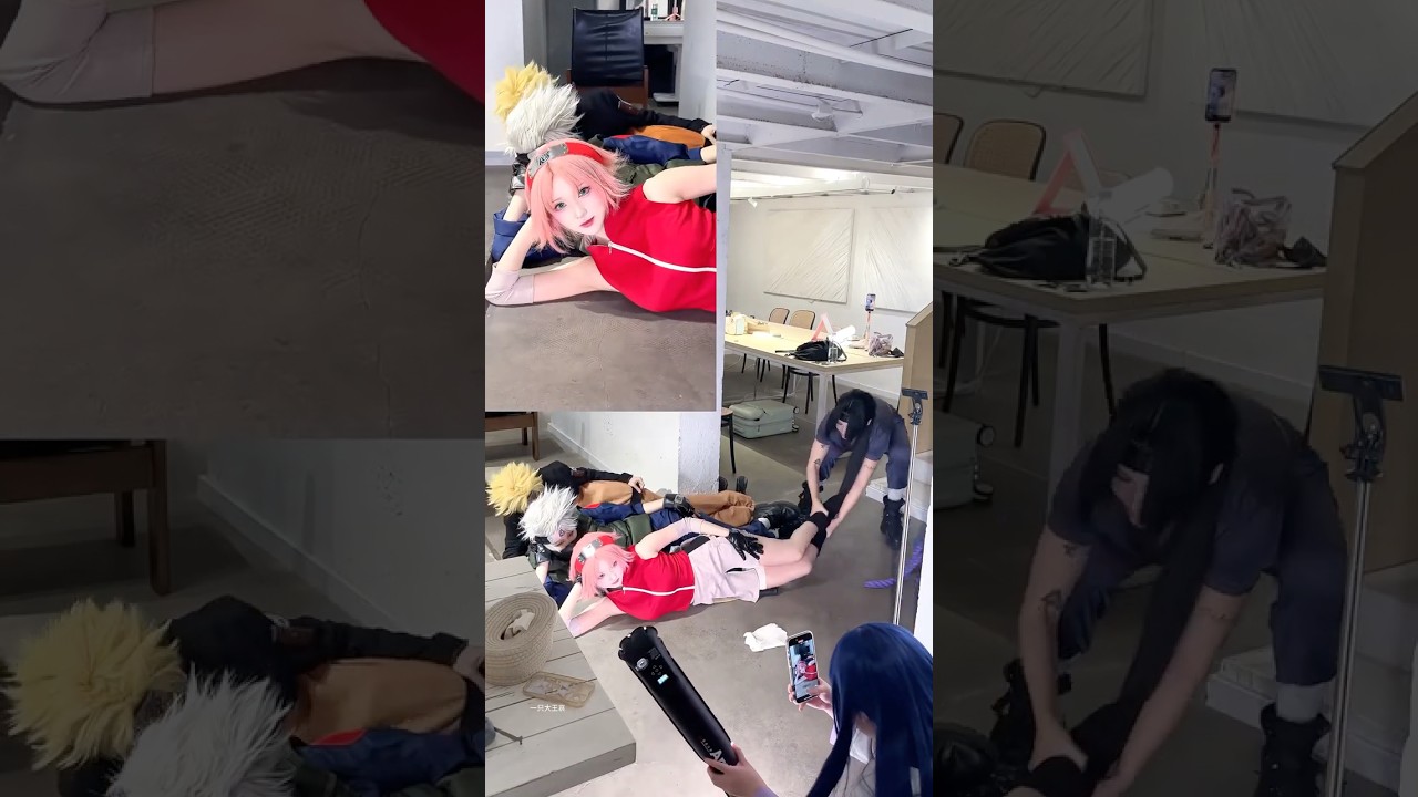 Team 7 😊 #anime #game #fyp #naruto #sasuke #sakura #kakashi #cosplay #cosplayer #cosplaygirl #girl