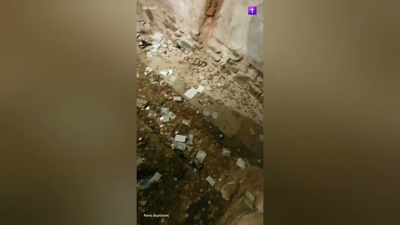 Στην κρύπτη του Αγίου Δημητρίου Θεσσαλονίκης 🇬🇷 ☦️ 