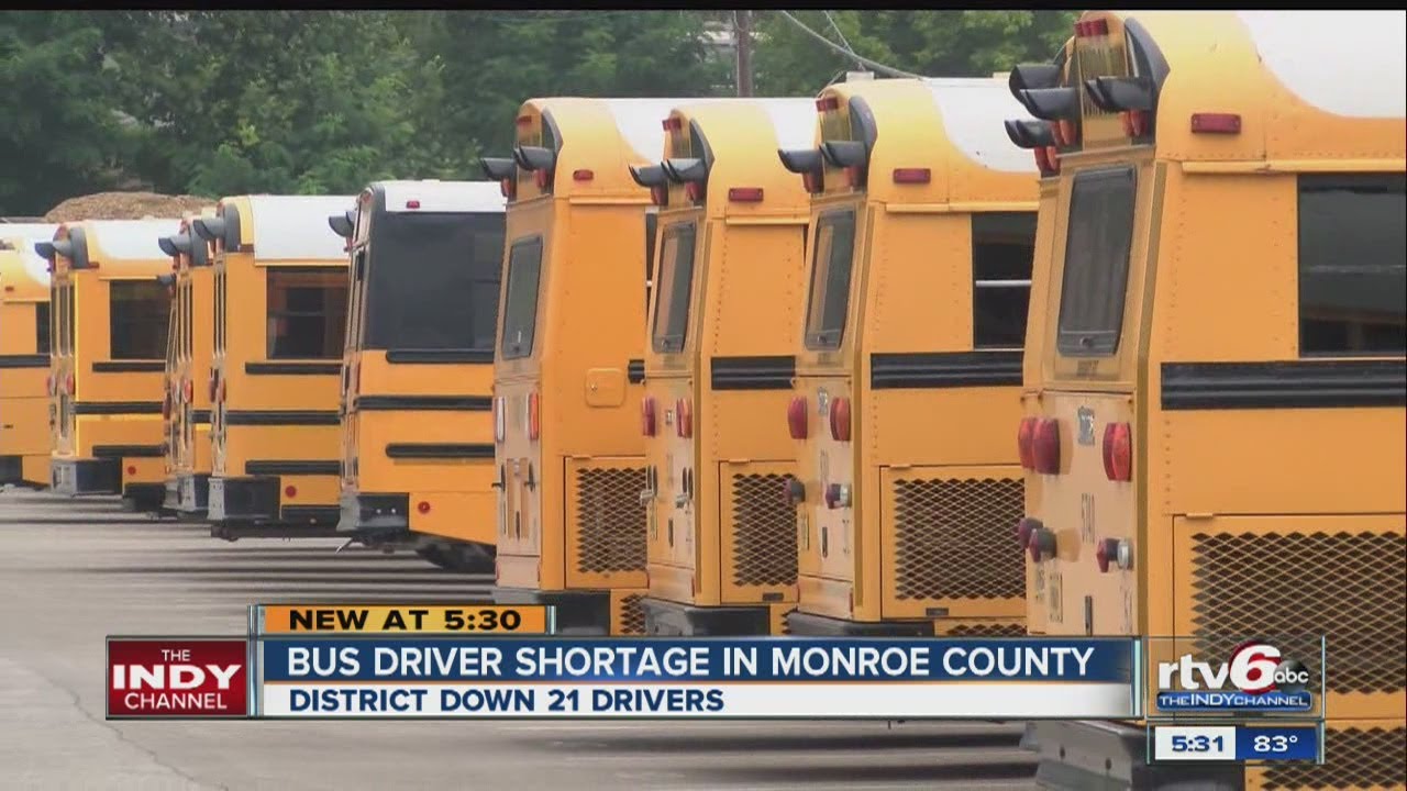 School bus drivers needed in Monroe County YouTube