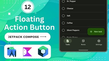 FloatingActionButton in Jetpack Compose | Kotlin | Android | Android Studio Giraffe #jetpackcompose