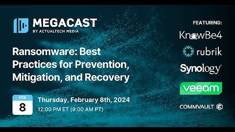 Ransomware: Best Practices for Prevention, Mitigation, and Recovery